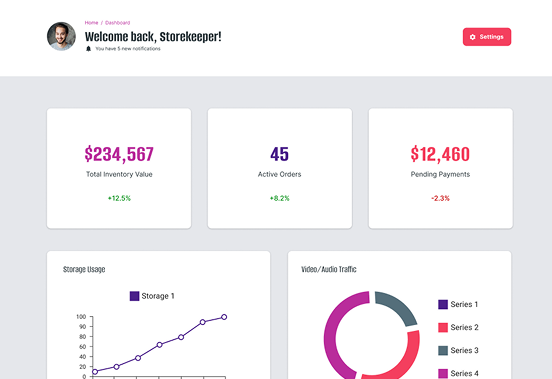 Fintech Solutions Dashboard